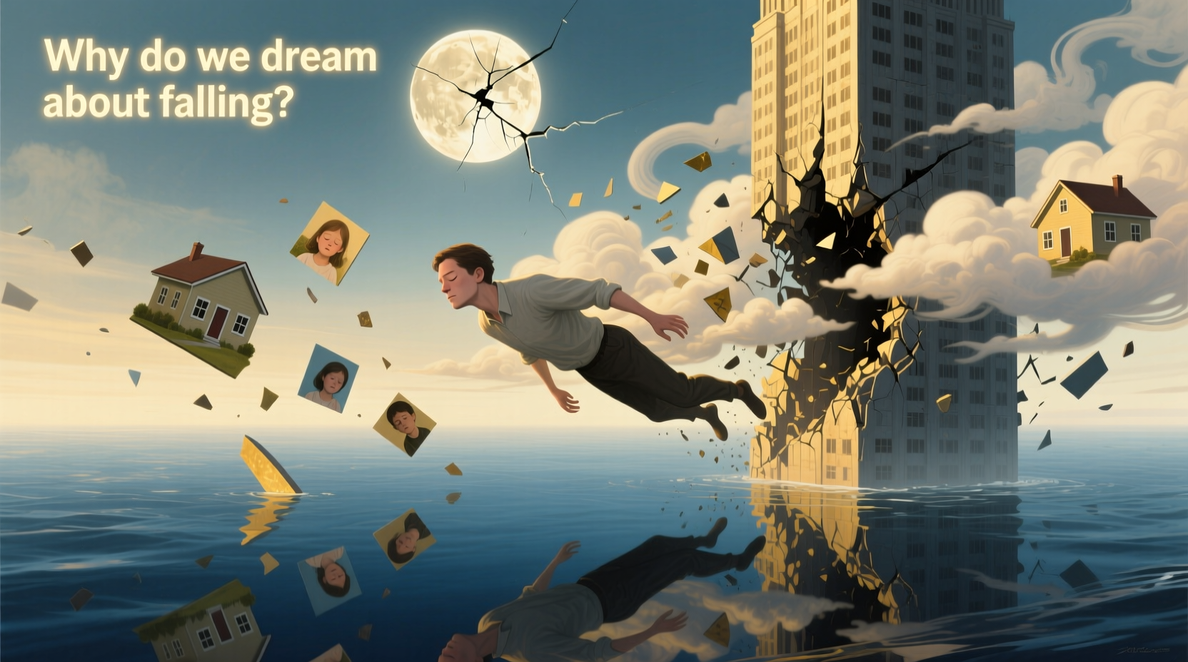 why do we dream about falling and what does it mean psychologically