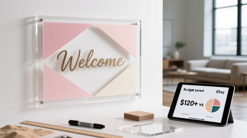 Acrylic Wedding Welcome Sign: 7 Steps + $120 Savings (2026)