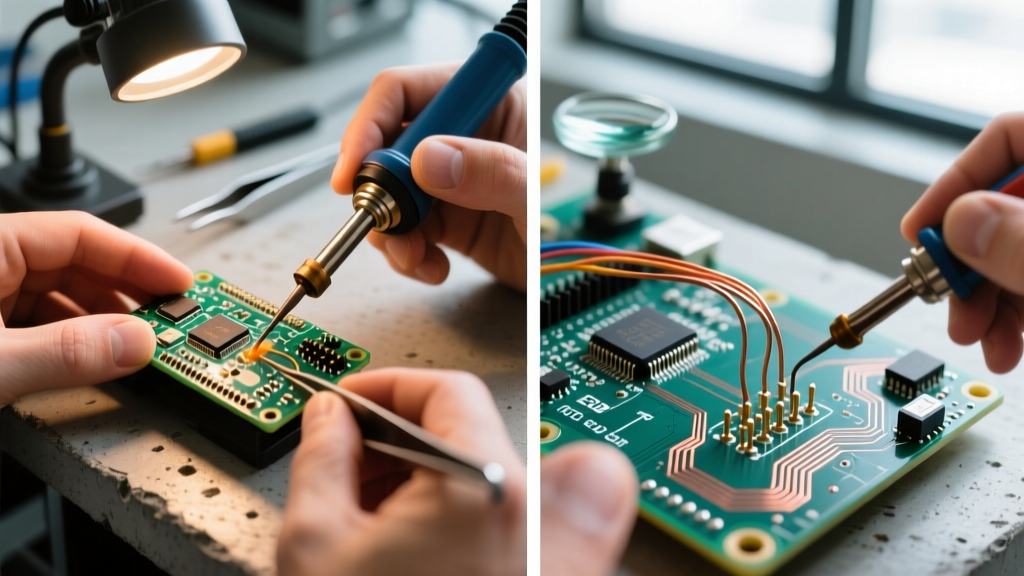 Stock Image Soldering vs. Custom Photography: A Technical Comparison
