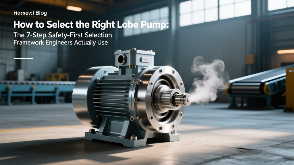 Lobe Pump Selection: 7-Step Safety-First Framework
