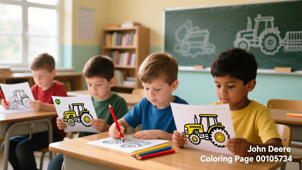 John Deere Coloring Pages_00105734: Educational Value, Developmental Benefits, and Classroom Integration for Ages 3–8