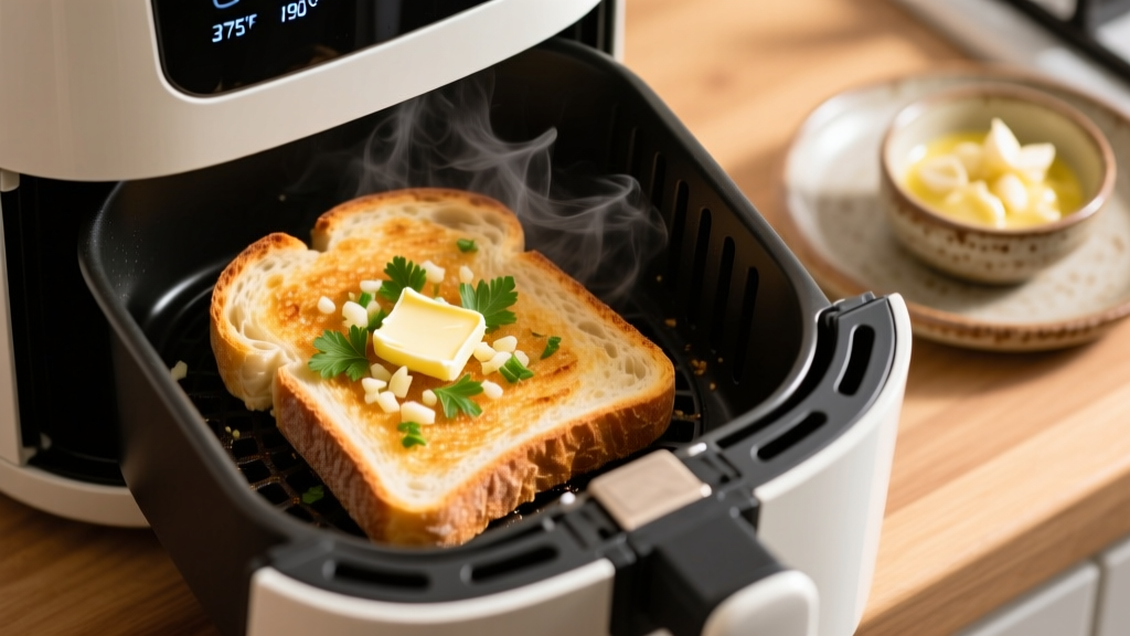 Crispy Air Fryer Garlic Toast Recipe (Golden!)
