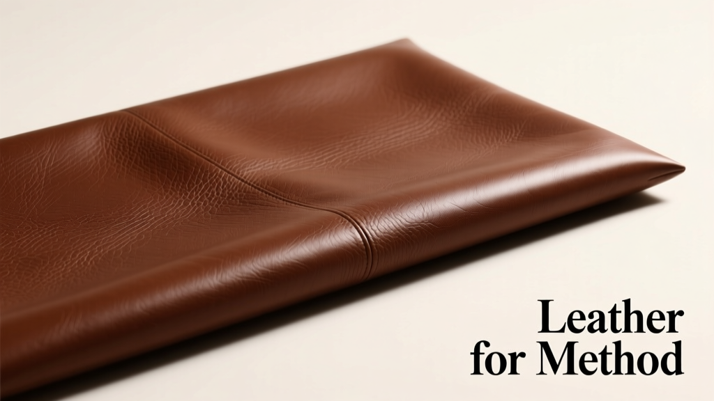 Leather for Method: Material Specifications, Performance Benchmarks, and Industry Applications