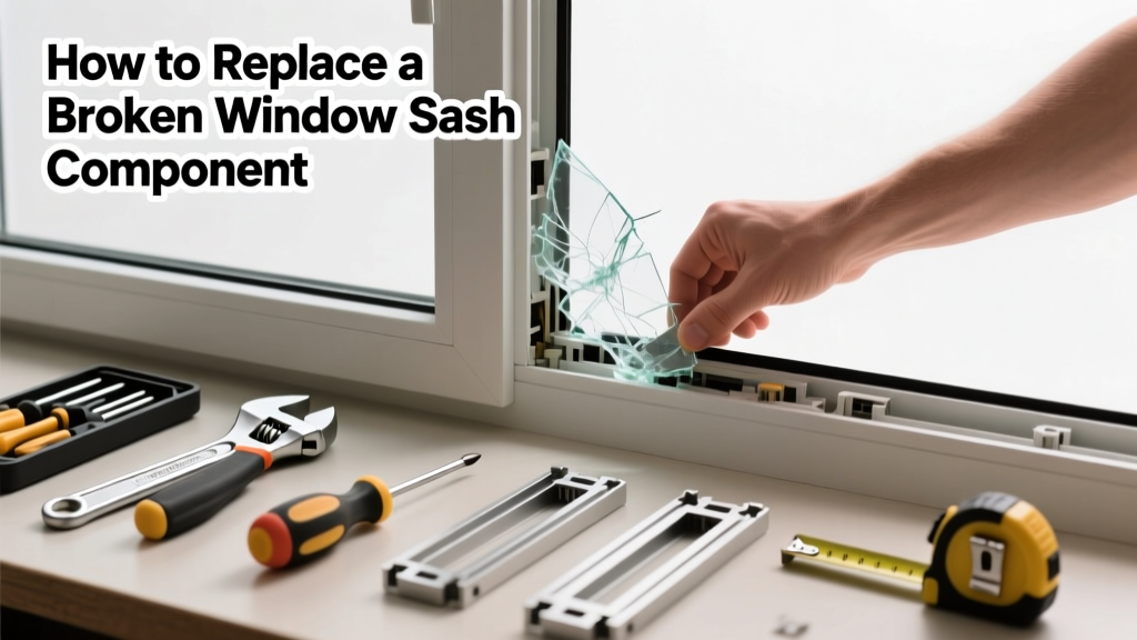 How to Replace a Broken Window Sash Component