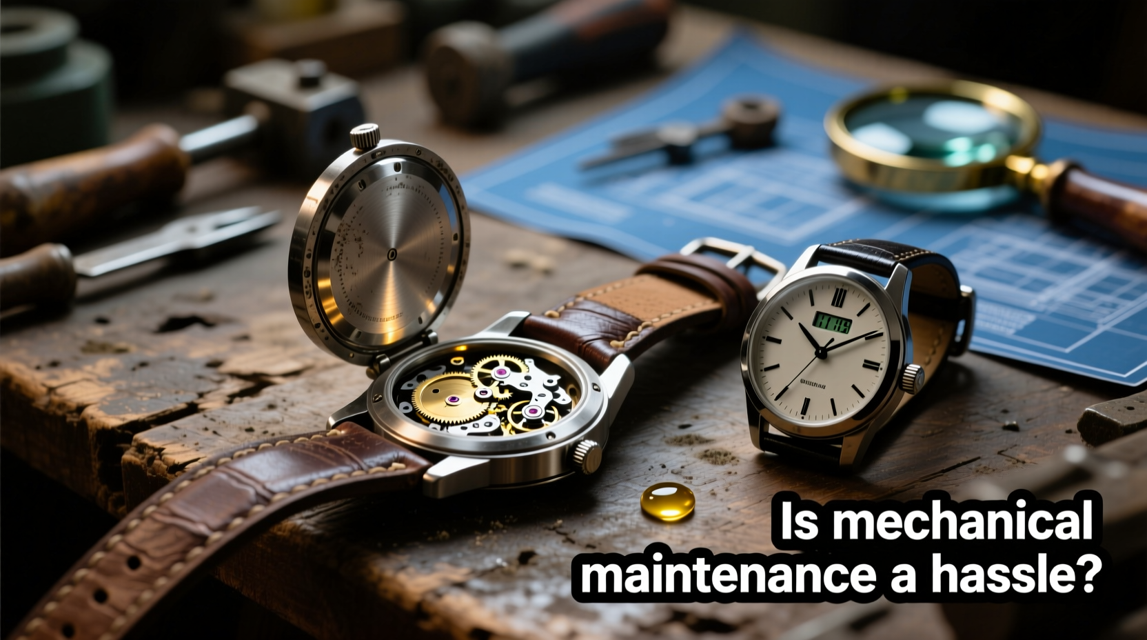 automatic watch vs quartz is the maintenance of a mechanical watch a hassle