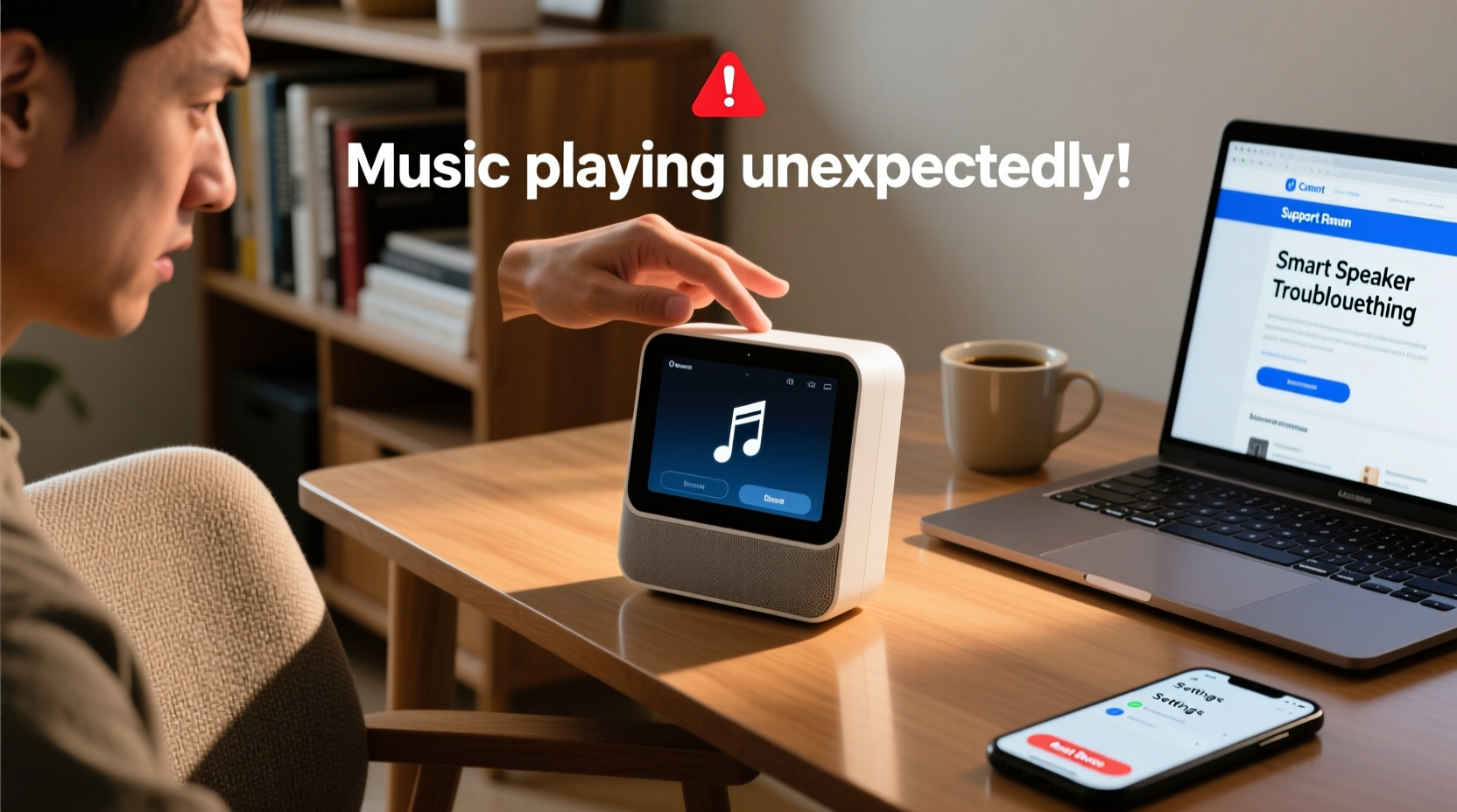 why is my smart speaker randomly playing music fixes and settings to check