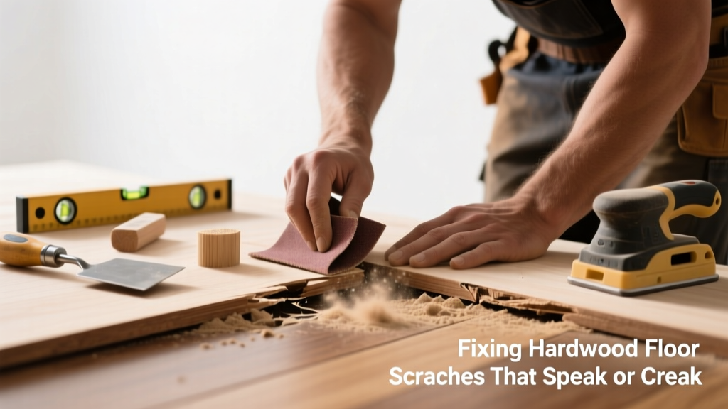 Fixing Hardwood Floor Scratches That Squeak or Creak