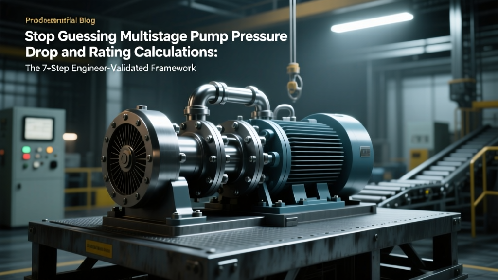 Multistage Pump Pressure Drop & Rating Calculator