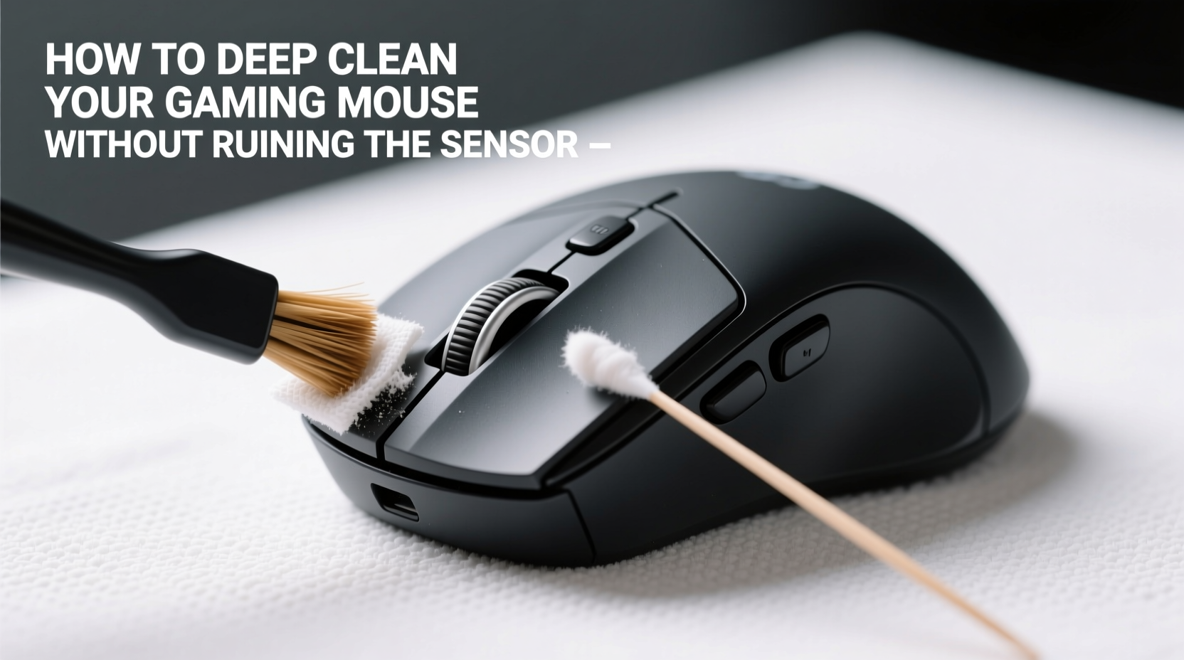 how to deep clean your gaming mouse without ruining the sensor