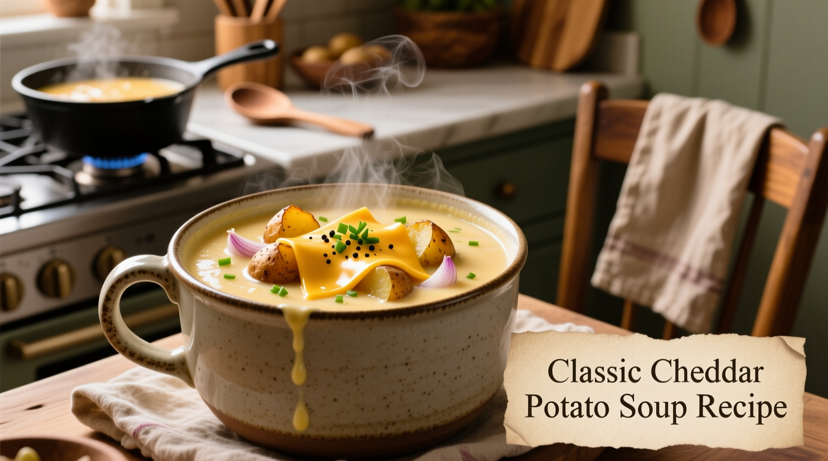 Authentic Cheddar's Potato Soup Recipe (Copycat Version)