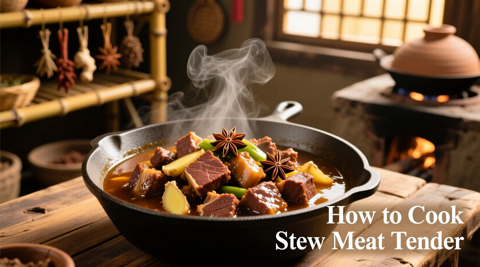 how to cook stew meat tender