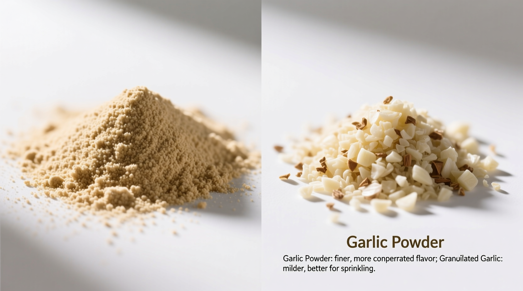 Garlic Powder vs Granulated Garlic: Key Differences Explained