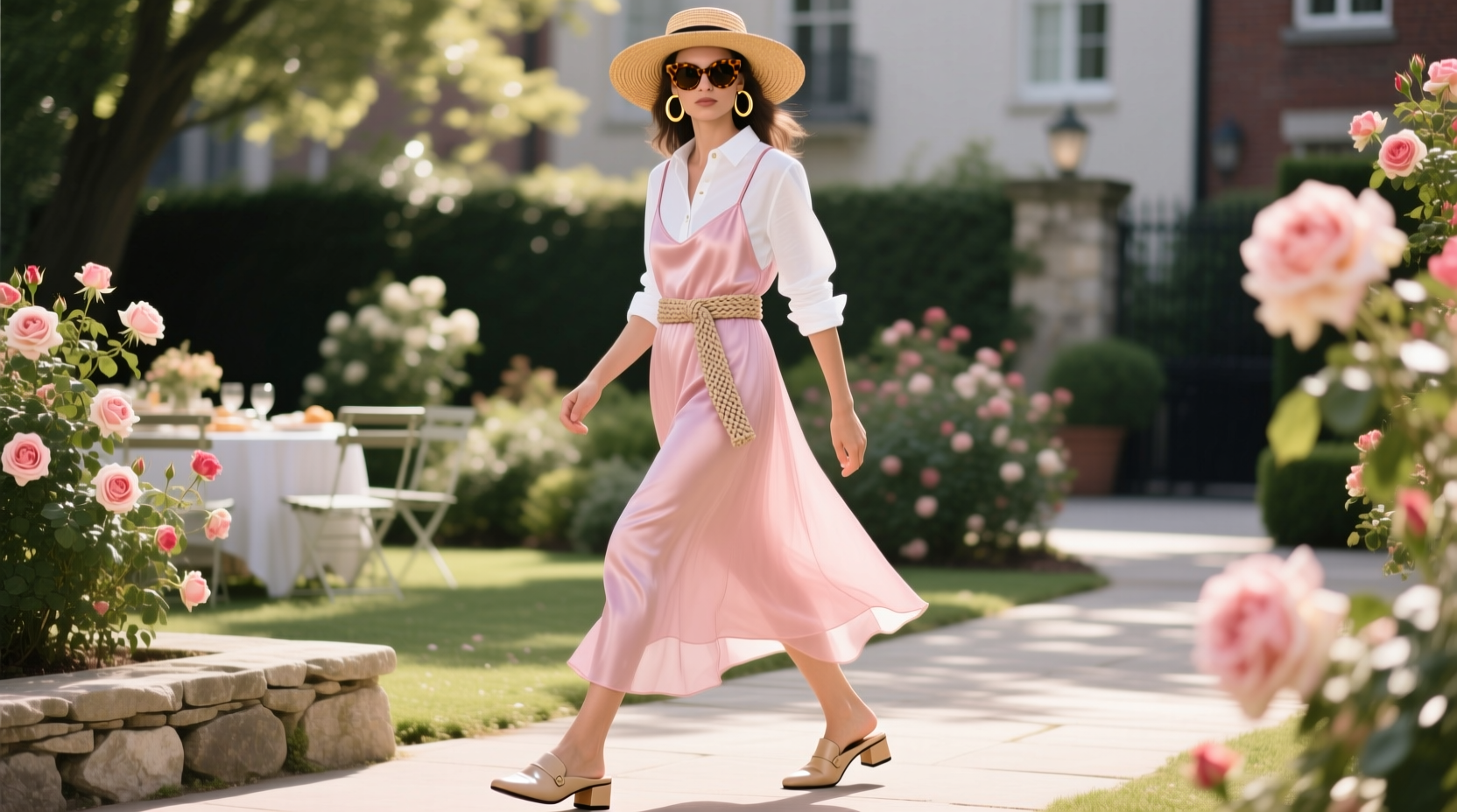 how to style a slip dress for daytime events without looking too formal