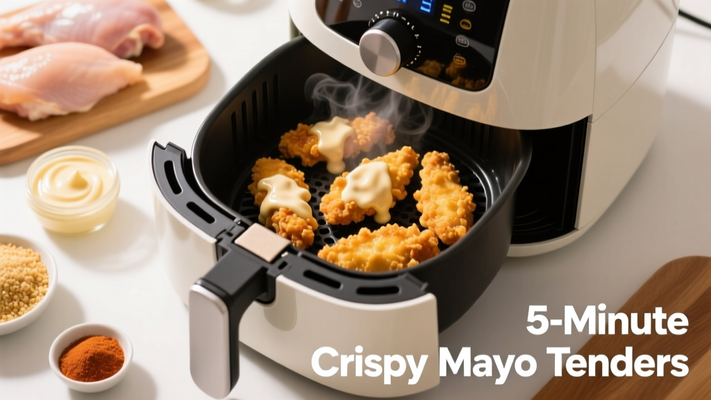 Crispy Mayo Chicken Tenders in Air Fryer (5-Min Prep!)