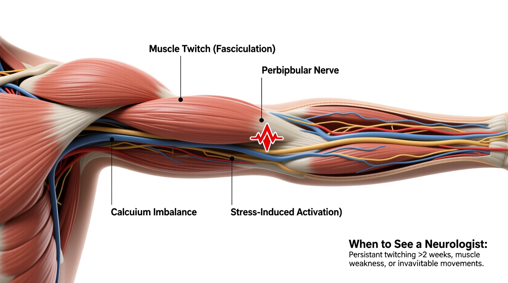 why does my arm twitch randomly and when to see a specialist