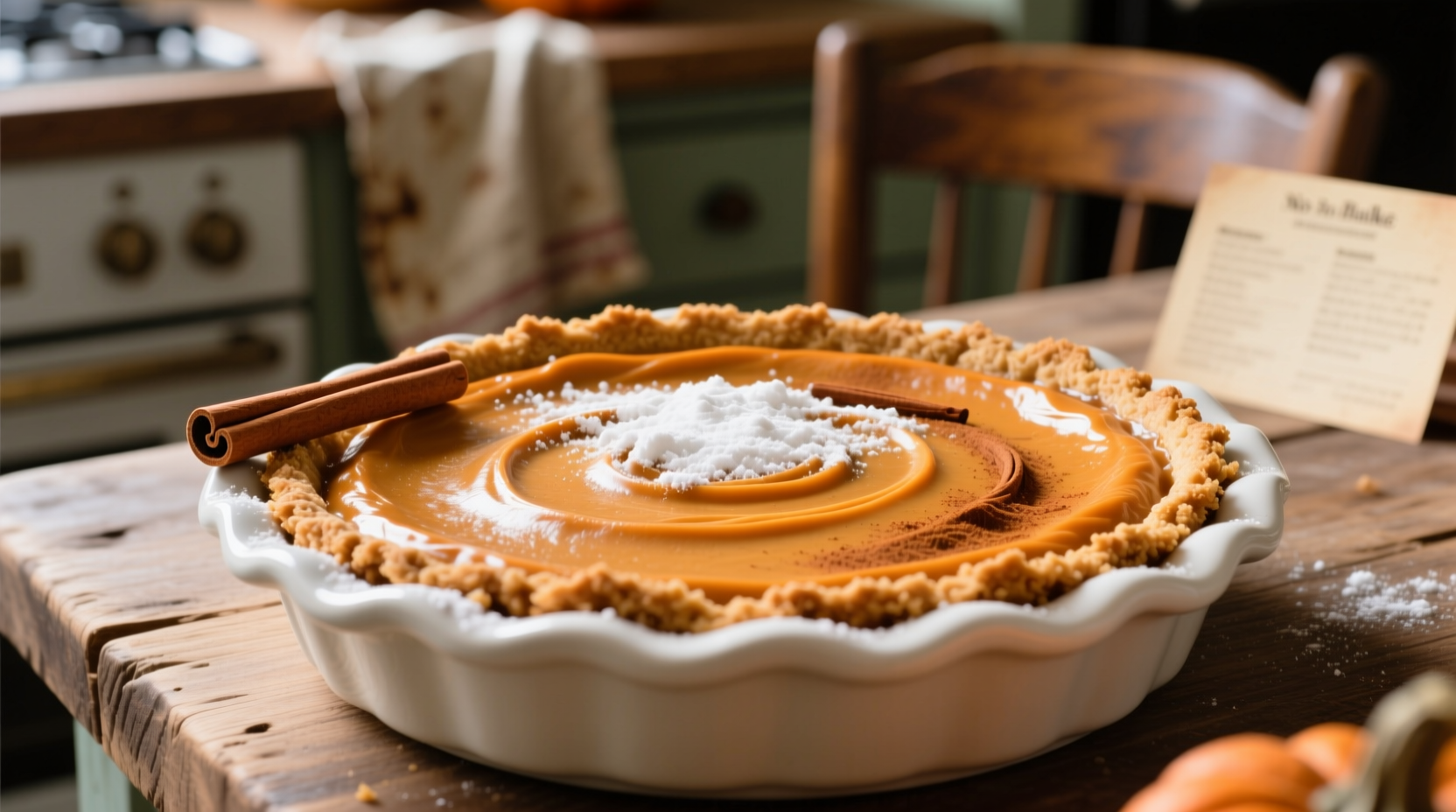no bake pumpkin pie