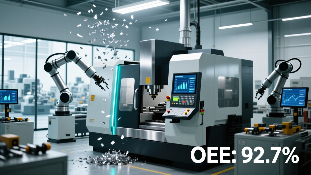 How AI-Driven CNC Machine Monitoring Software Maximizes OEE in 2026