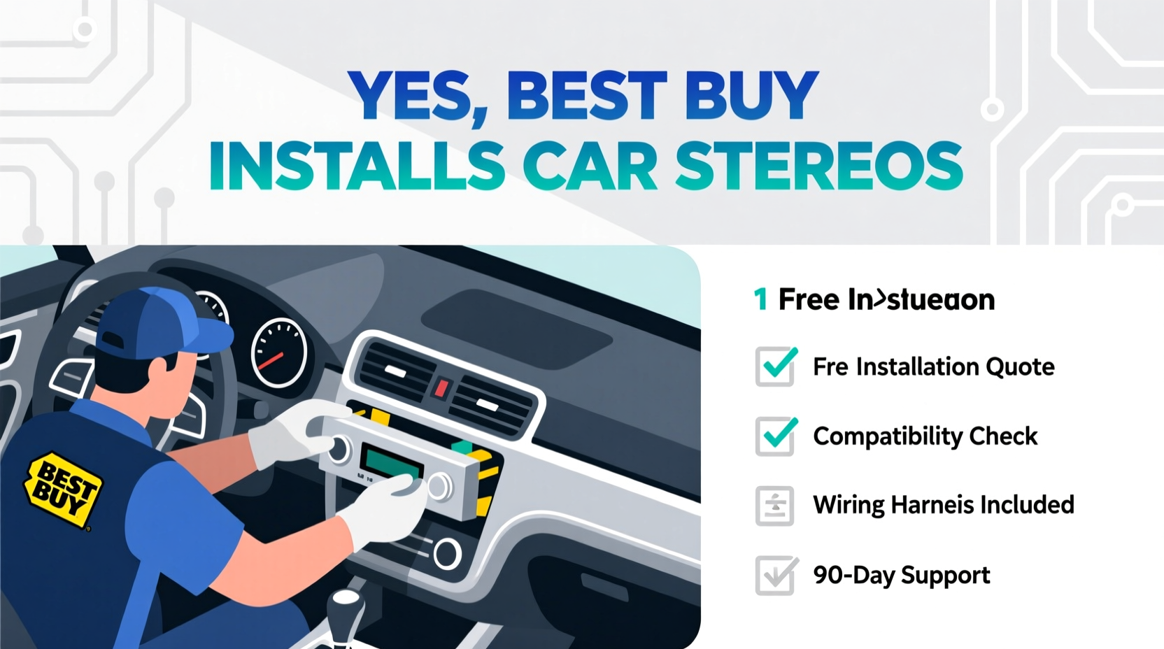 does best buy install car stereos