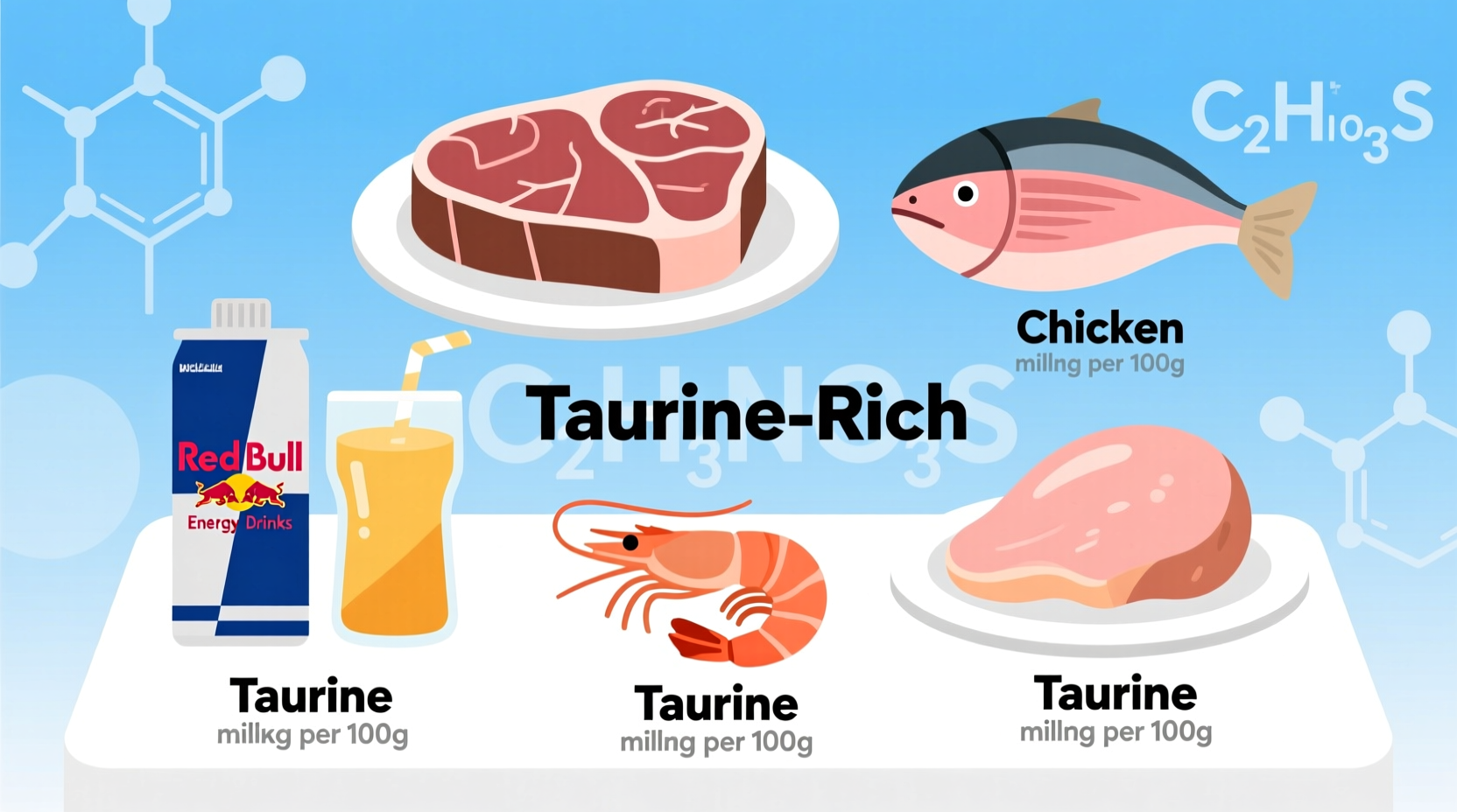 Taurine-Rich Foods: Complete Natural Sources Guide