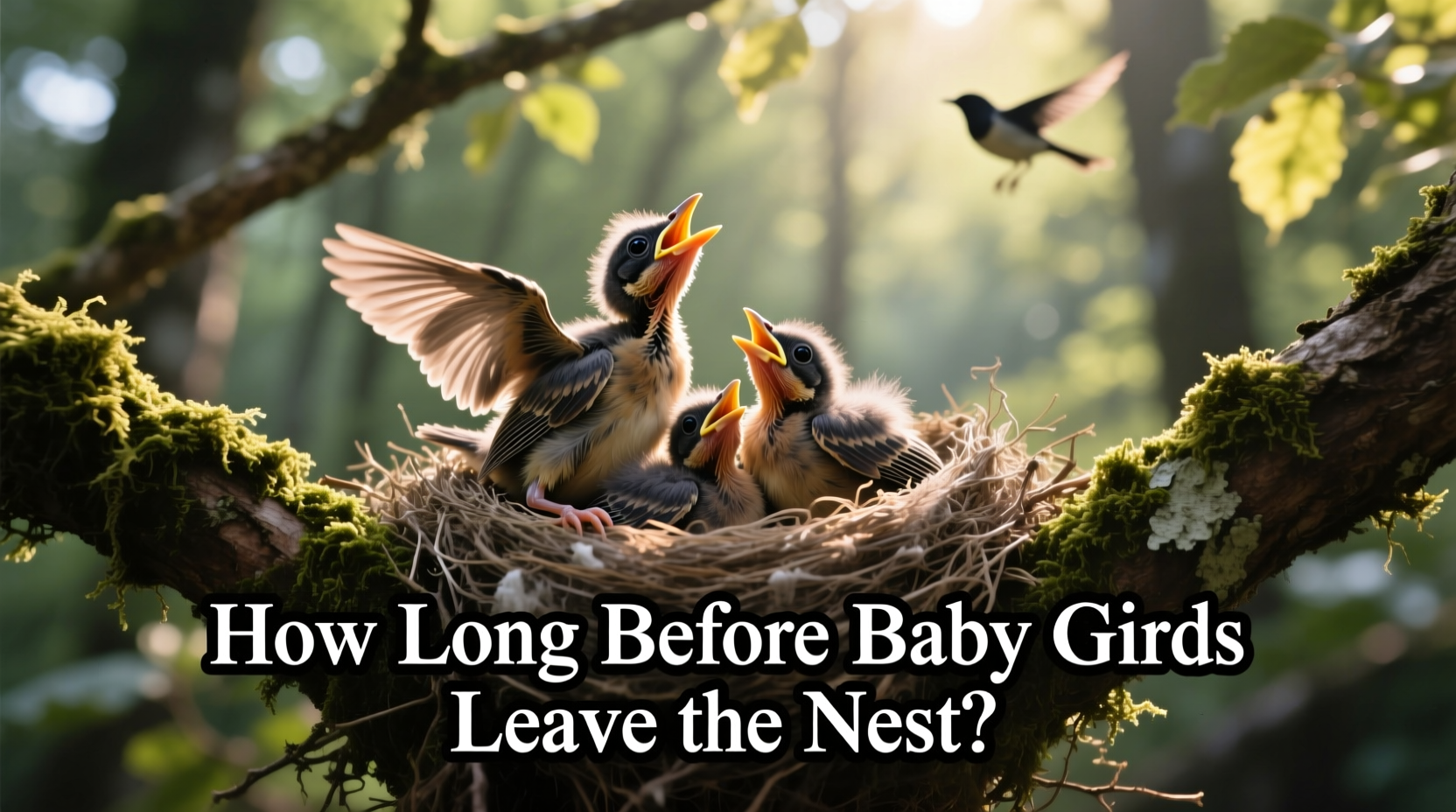 how long before baby birds leave the nest