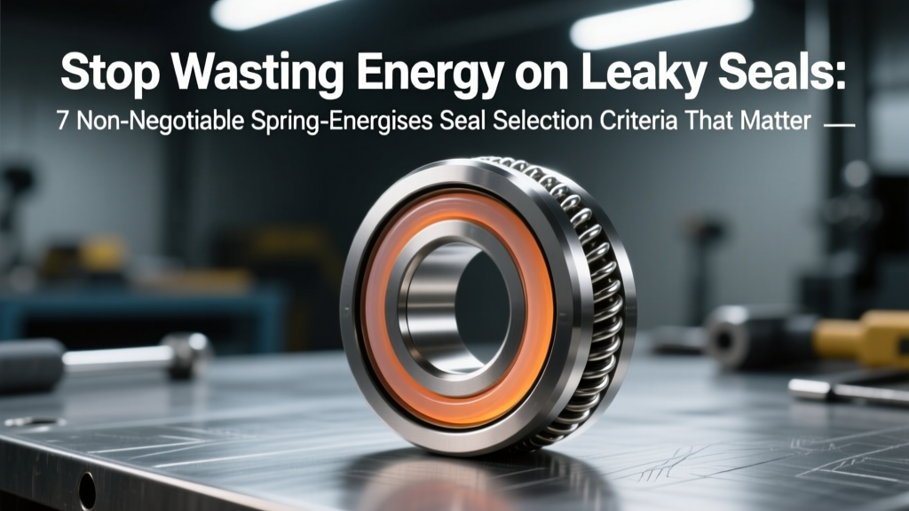 7 Spring-Energized Seal Rules to Cut Pump Power 12–18%