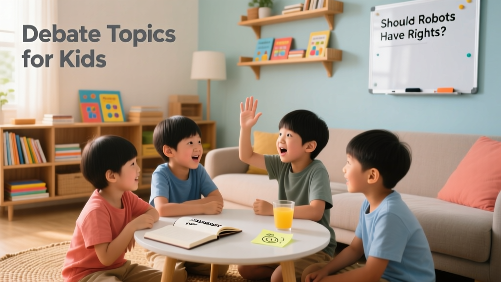 25 Age-Appropriate Debate Topics for Kids Ages 8–12: Building Critical Thinking, Confidence, and Respectful Dialogue