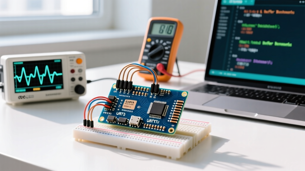 Arduino ESP32 HardwareSerial Example: Baud Rate & Buffer Benchmarks