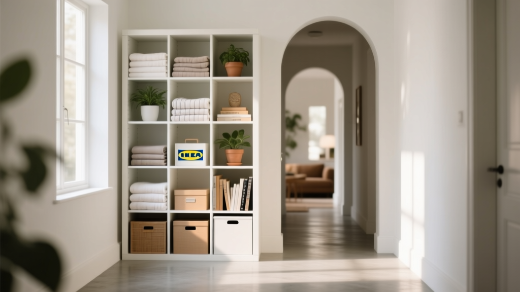 IKEA Kallax in Hallways: Smart Storage Solutions