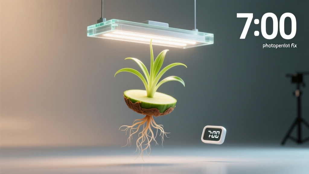 Grow Lights for Indoor Plants: 7-Minute Photoperiod Fix