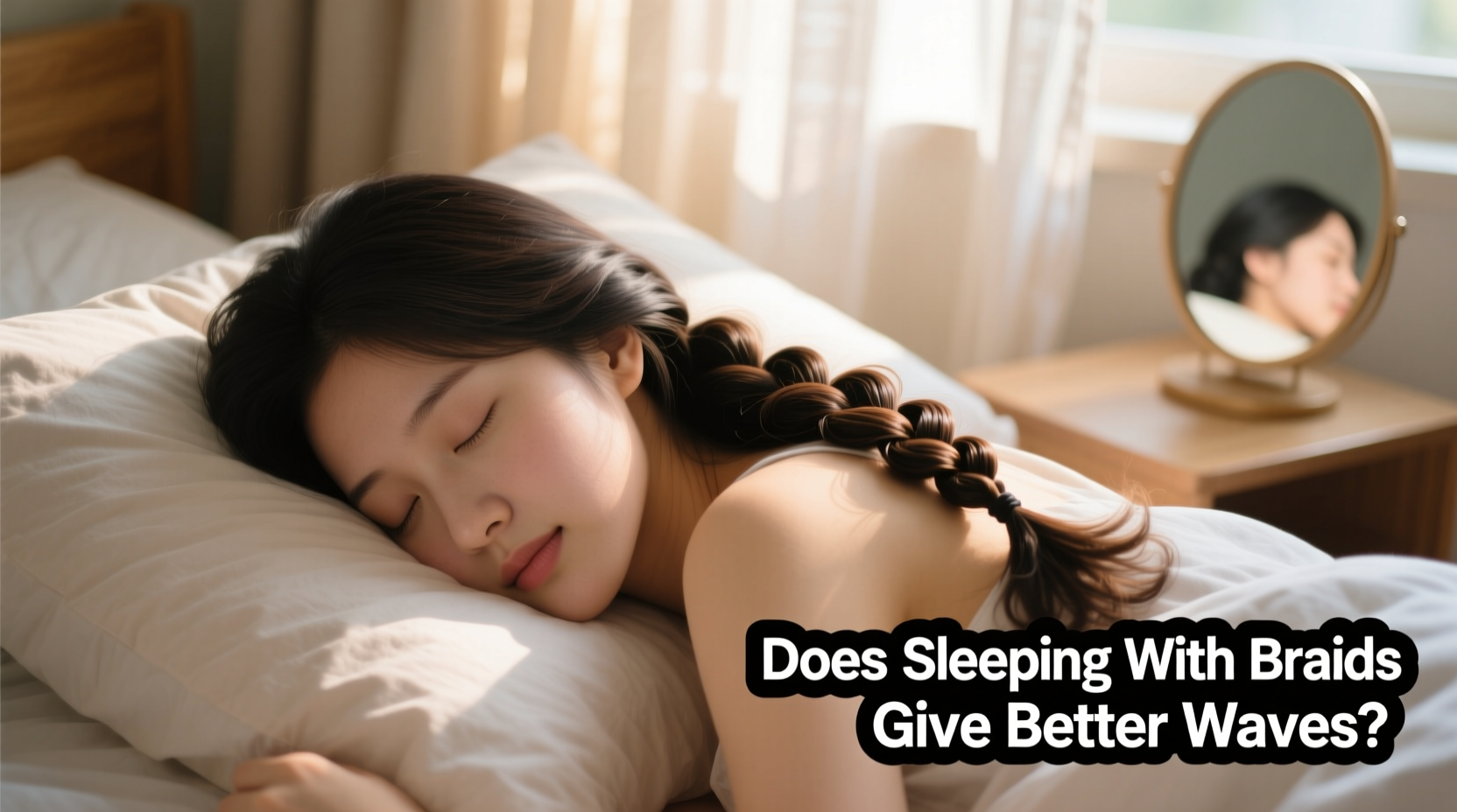 does sleeping with braids really give better waves in the morning