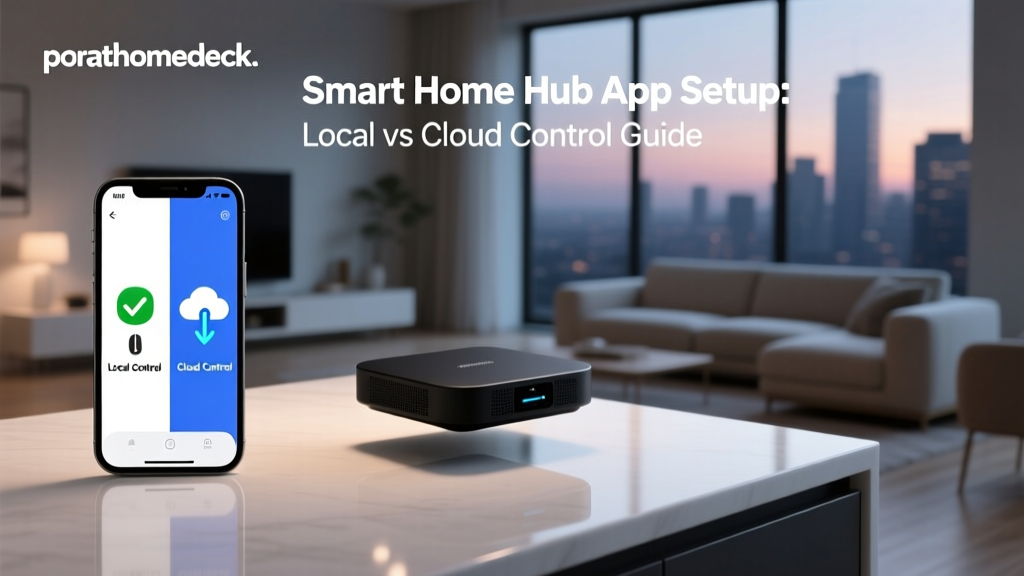 Smart Home Hub App Setup: Local vs Cloud Control Guide
