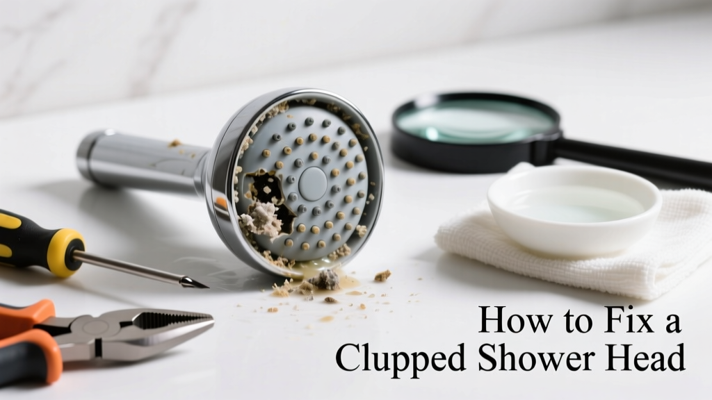 How to Fix a Clogged Shower Head in Your Bathroom