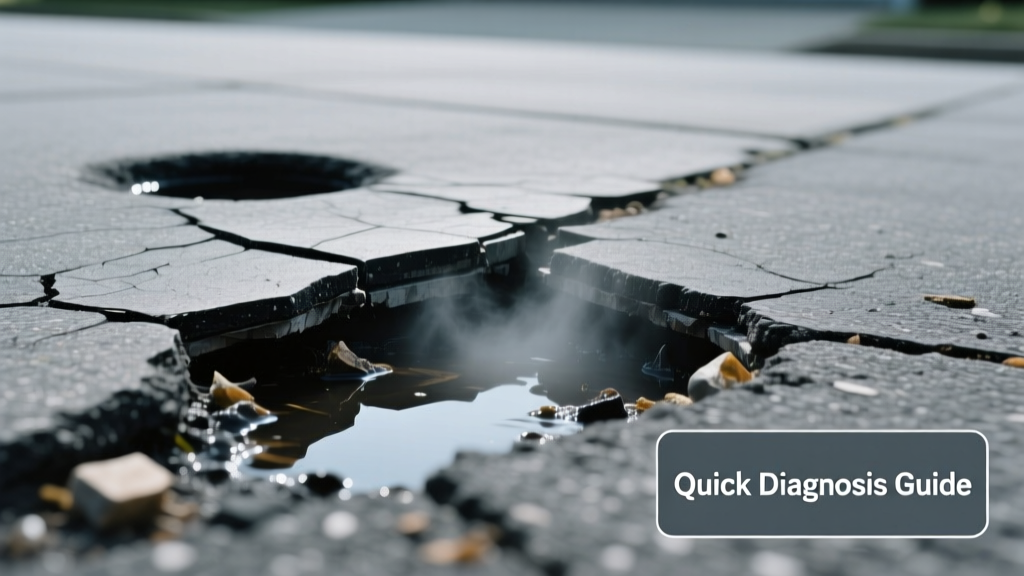 Driveway Potholes Smell Bad: Quick Diagnosis Guide