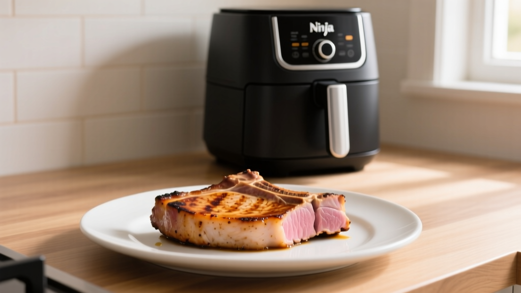 Crispy Juicy Pork Chops in Ninja Foodi
