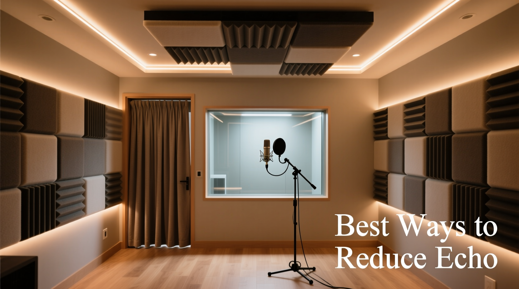 best ways to reduce echo in a home recording space