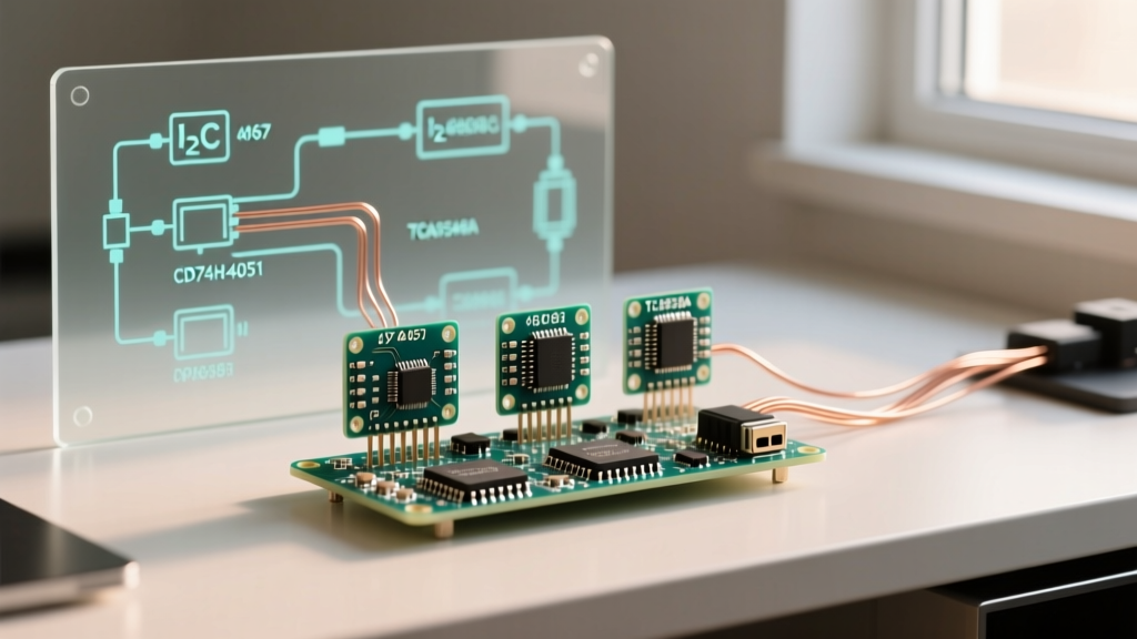 Arduino Multiplexer Migration: Upgrading 4051 to 4067 and I2C Arrays