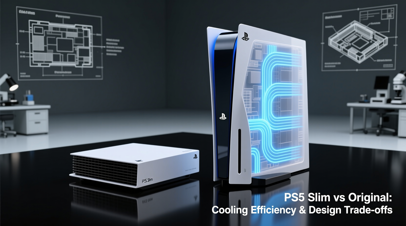 ps5 slim vs original ps5 does the redesign improve cooling or just save space
