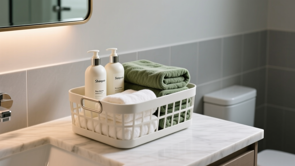 Best Bathroom Basket for Towels & Toiletries