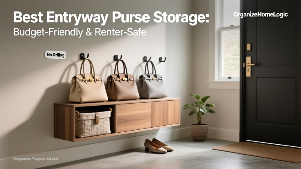 Best Entryway Purse Storage: Budget-Friendly & Renter-Safe