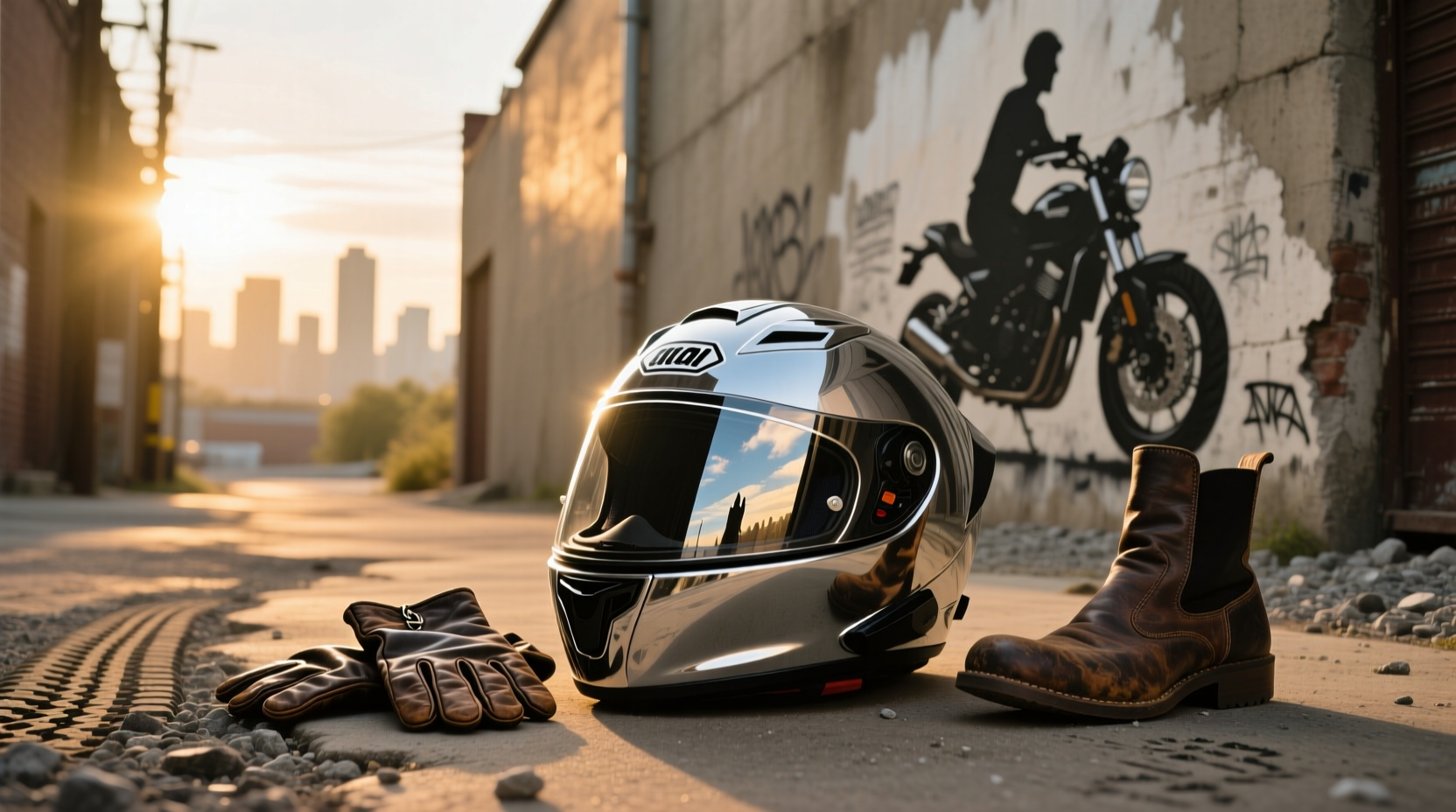 chrome motorcycle helmet,What does it mean when a biker puts his helmet on the ground? buying guide