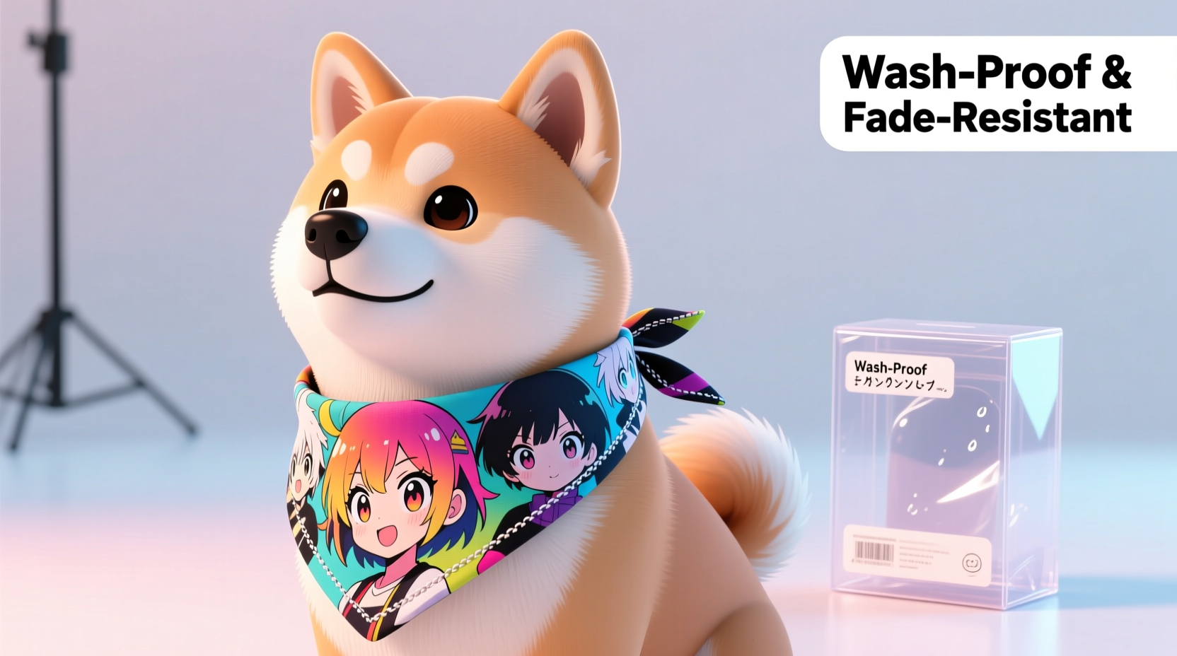 how to sanitize dog bandanas without fading anime prints