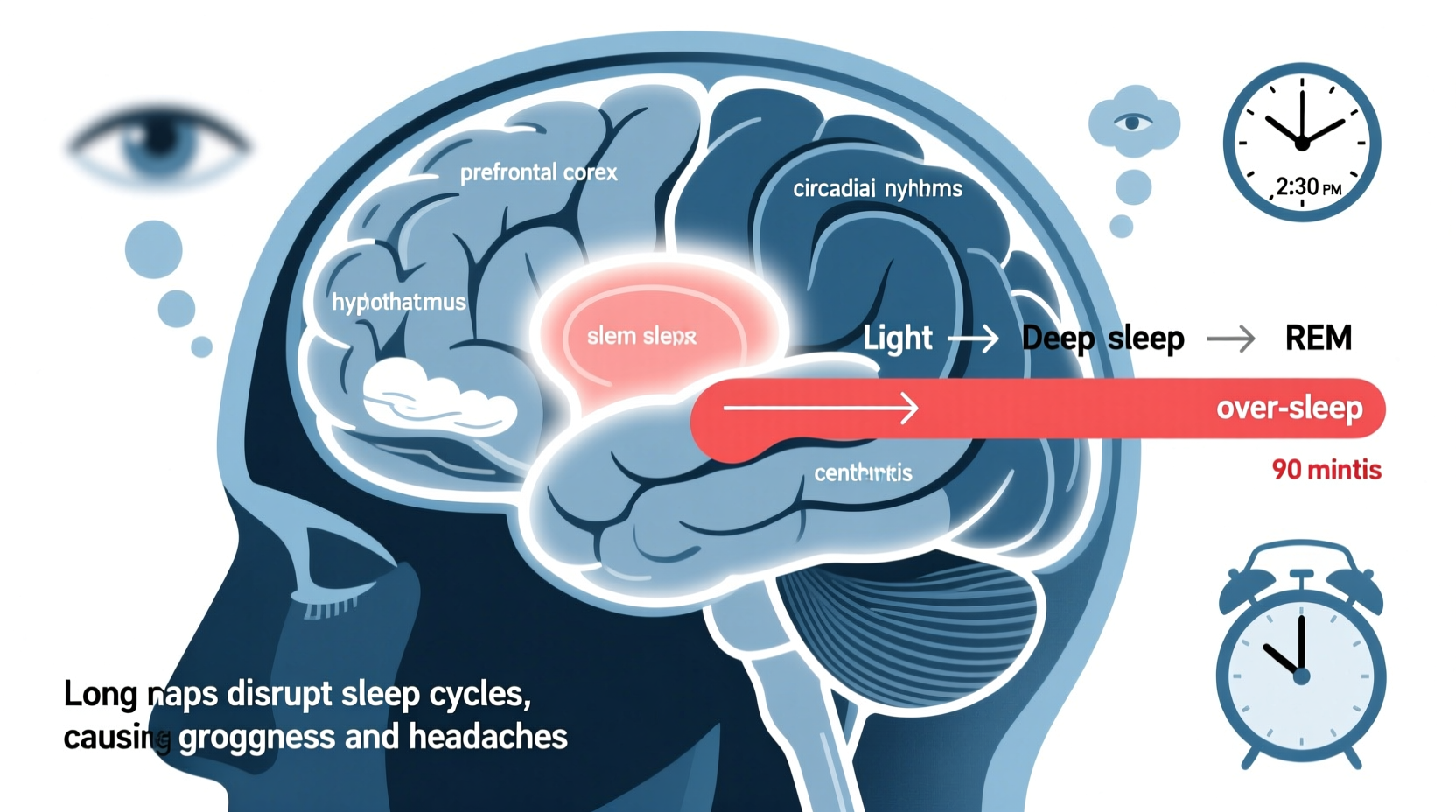 why do i get headaches after napping too long sleep science explained