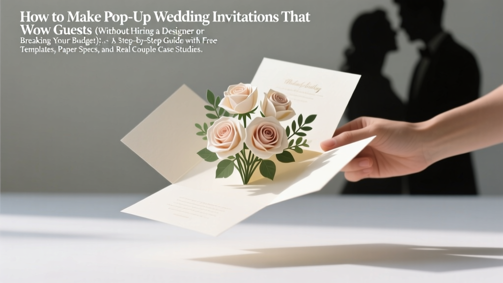 Pop-Up Wedding Invitations: Free Templates & Tips (2026)