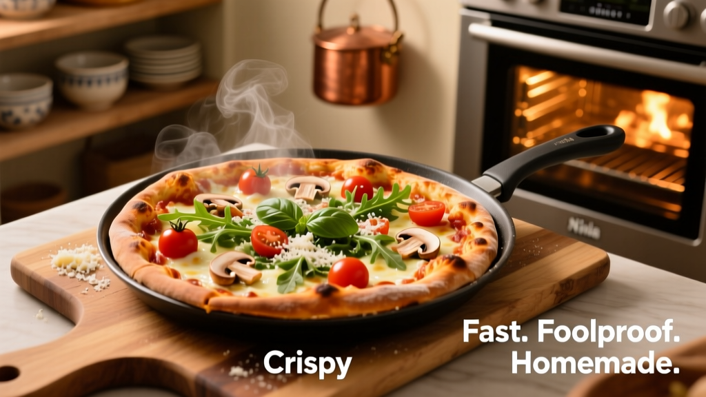 Homemade Pizza in Ninja Foodi: Crispy, Fast & Foolproof