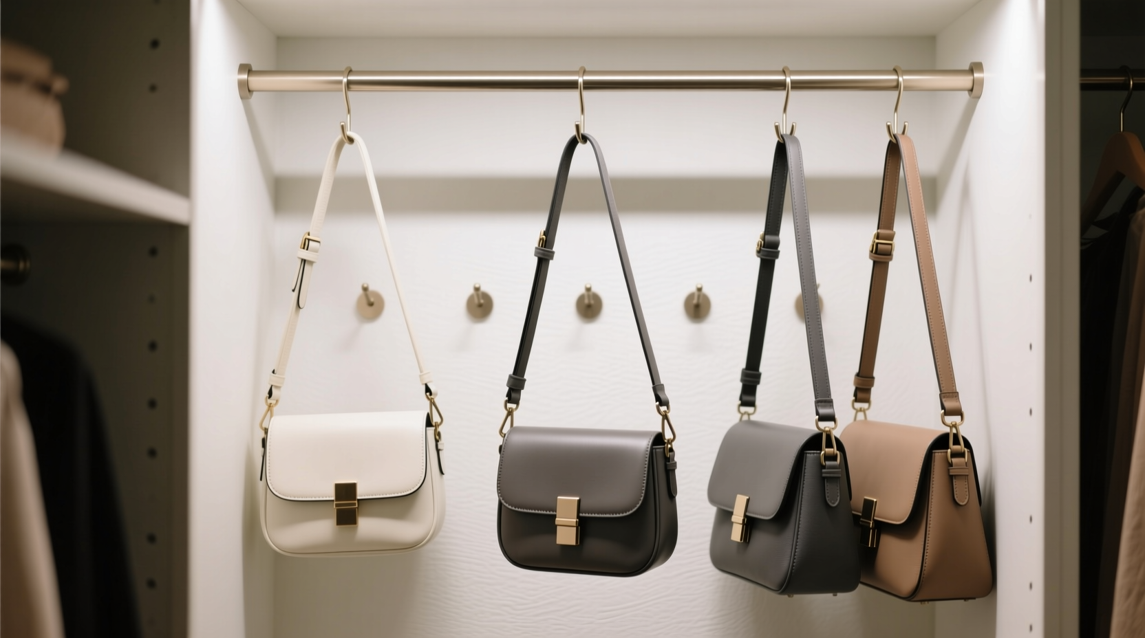 crossbody bag storage without losing shape