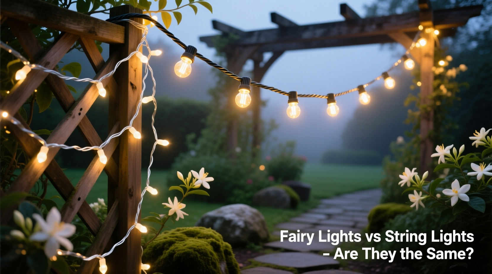 fairy lights vs string lights are they the same thing or totally different