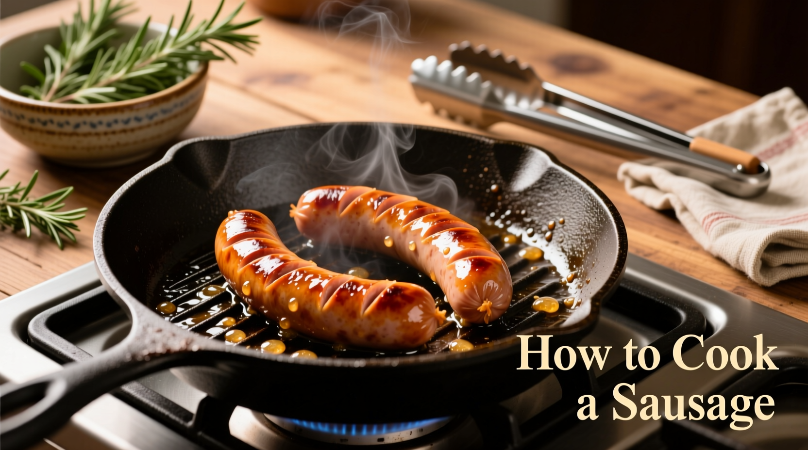 how to cook a sausage