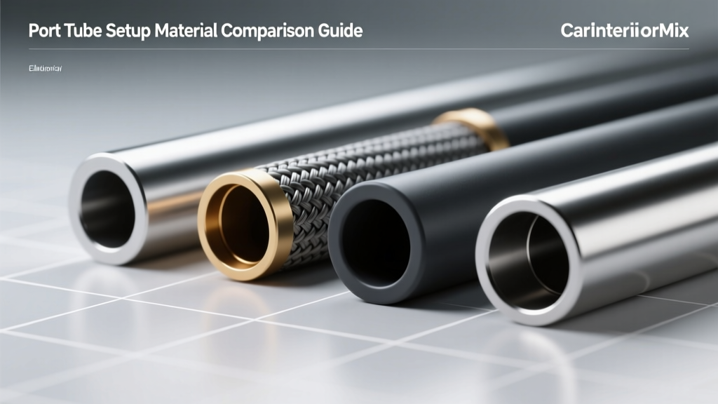 Port Tube Setup Material Comparison Guide - CarInteriorMix