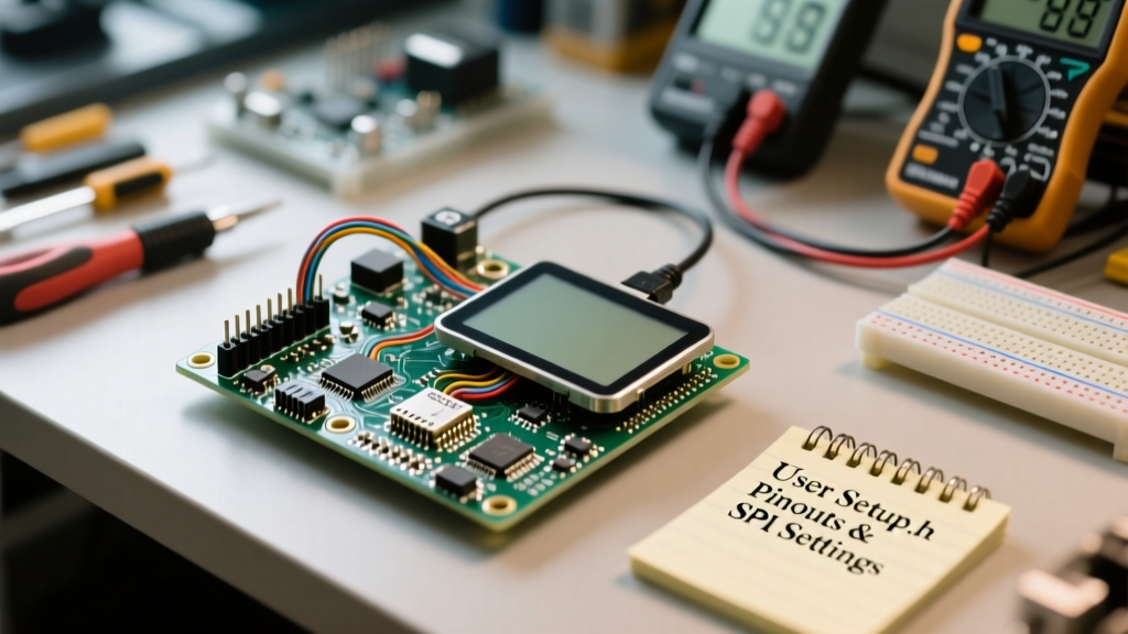 TFT_eSPI Configuration Guide: ESP32 Pinouts & User_Setup