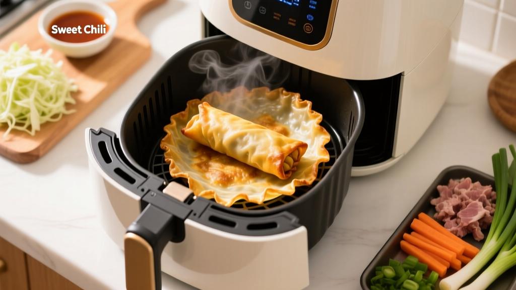 How to Cook Egg Roll Wrappers in Air Fryer (Crispy & Easy)
